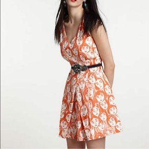 Anthropologie "Faces" Dress - mini dress with pockets